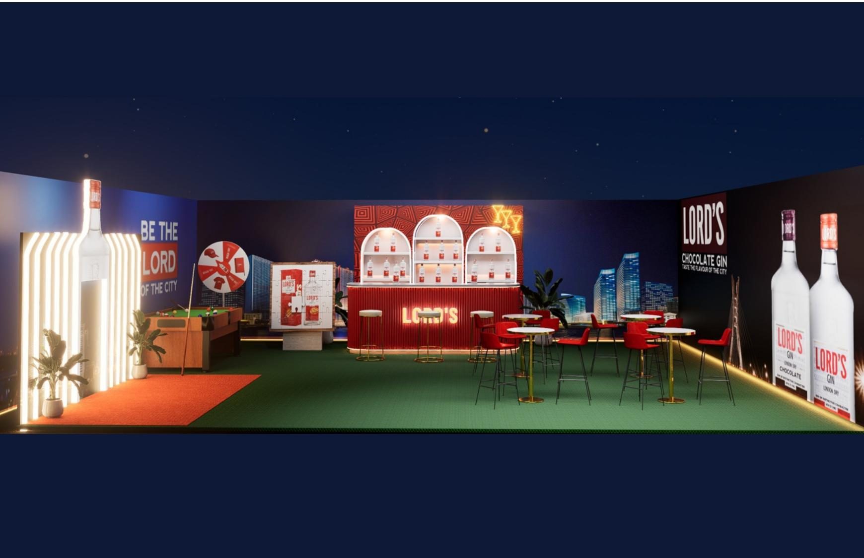 Lord's Gin experiential bar activation