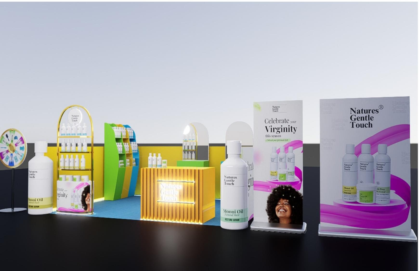 Natures Gentle Touch retail display design