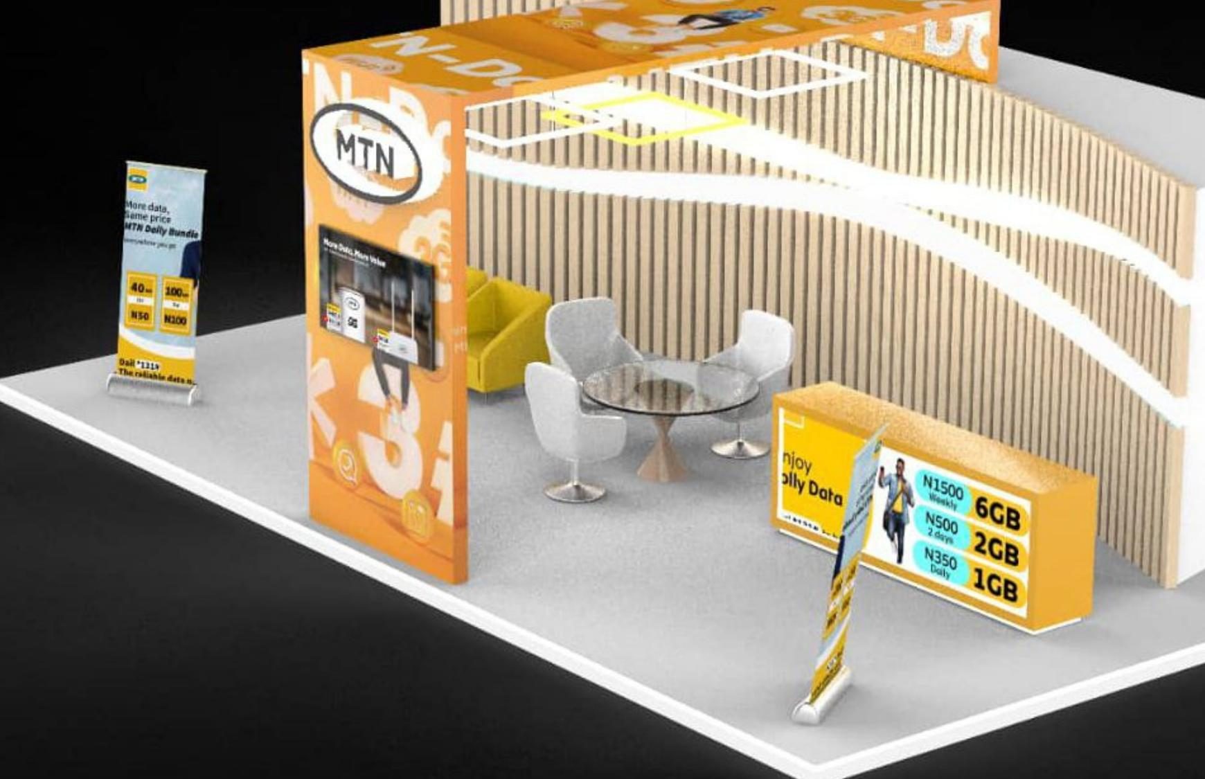 MTN data bundle activation booth