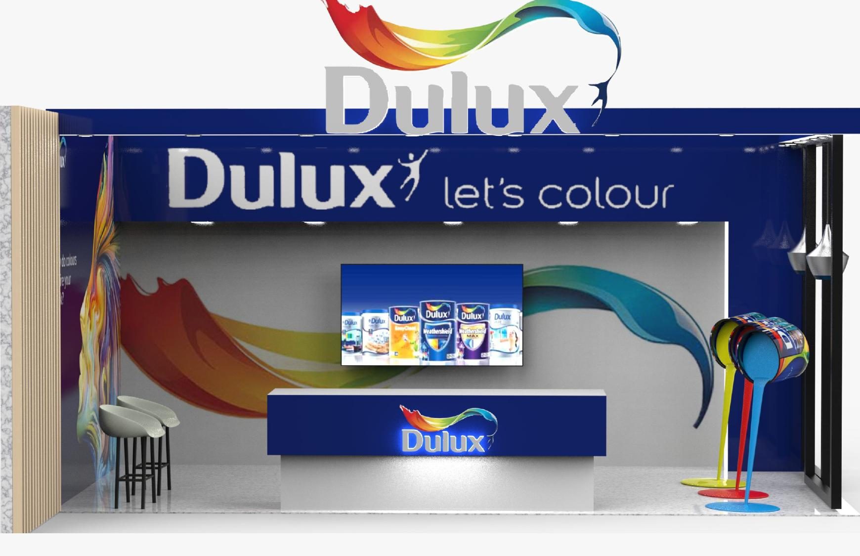 Dulux Let's Colour exhibition stand