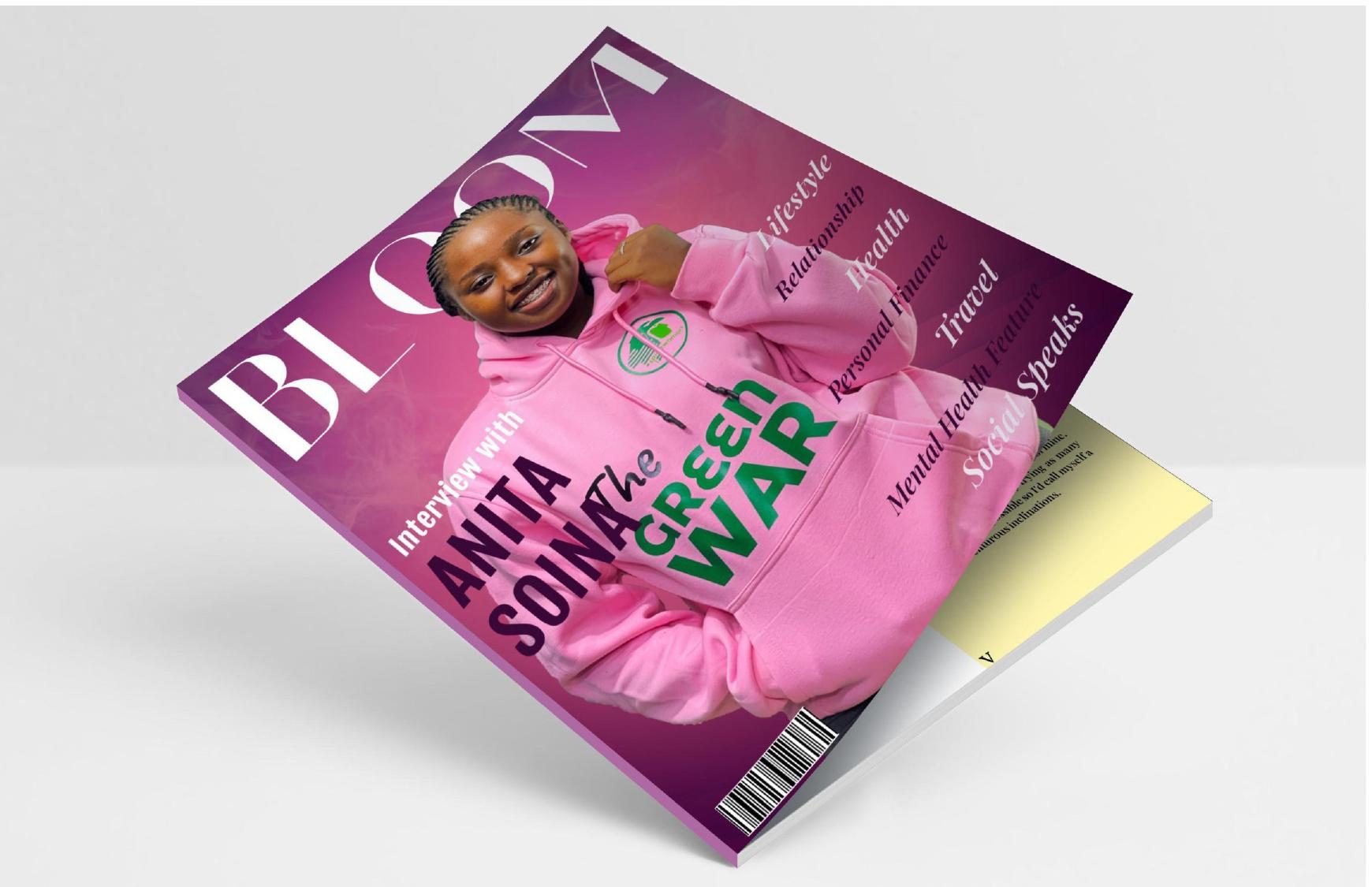 Bloom Magazine cover design