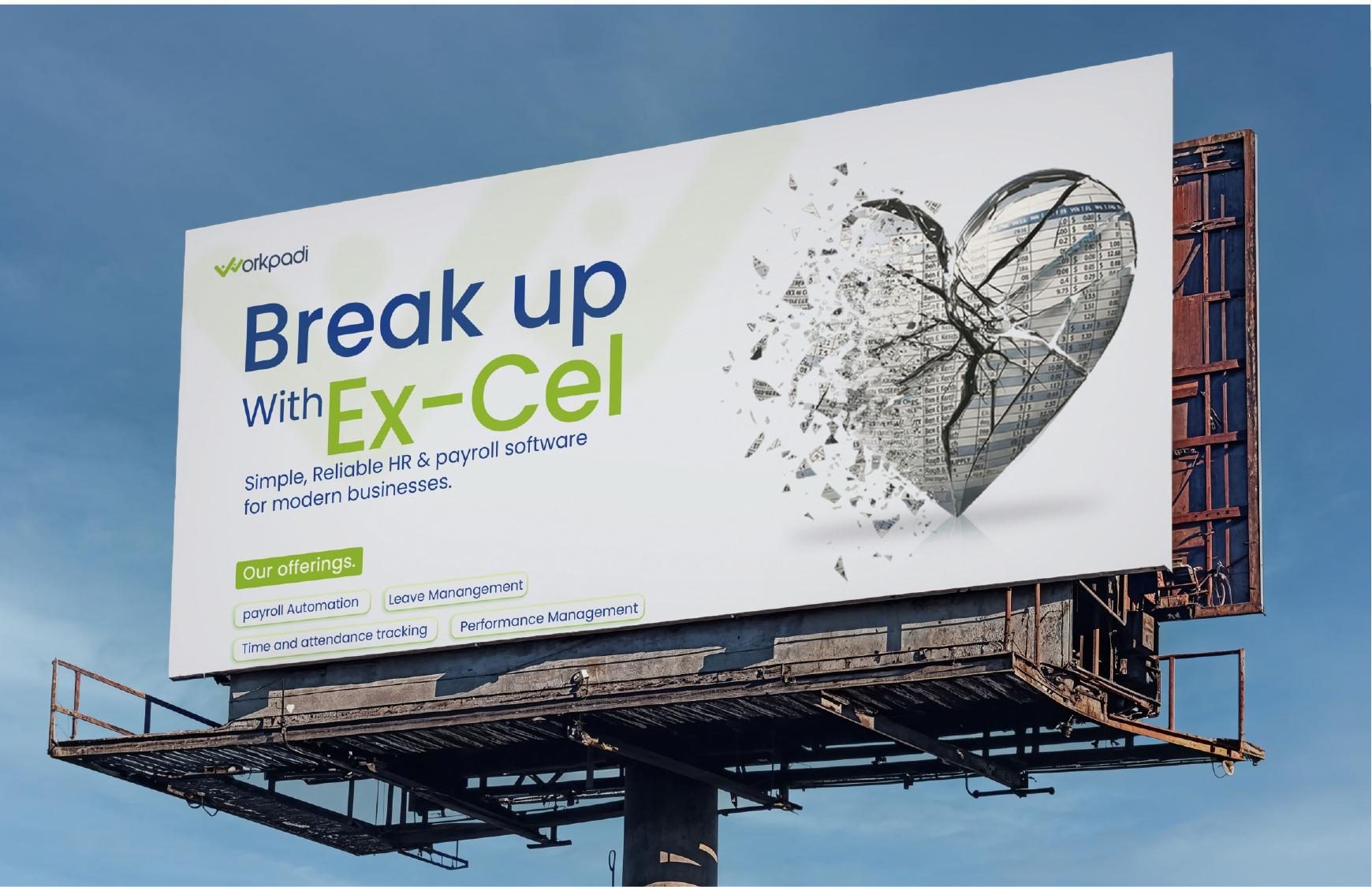 Excel billboard creative
